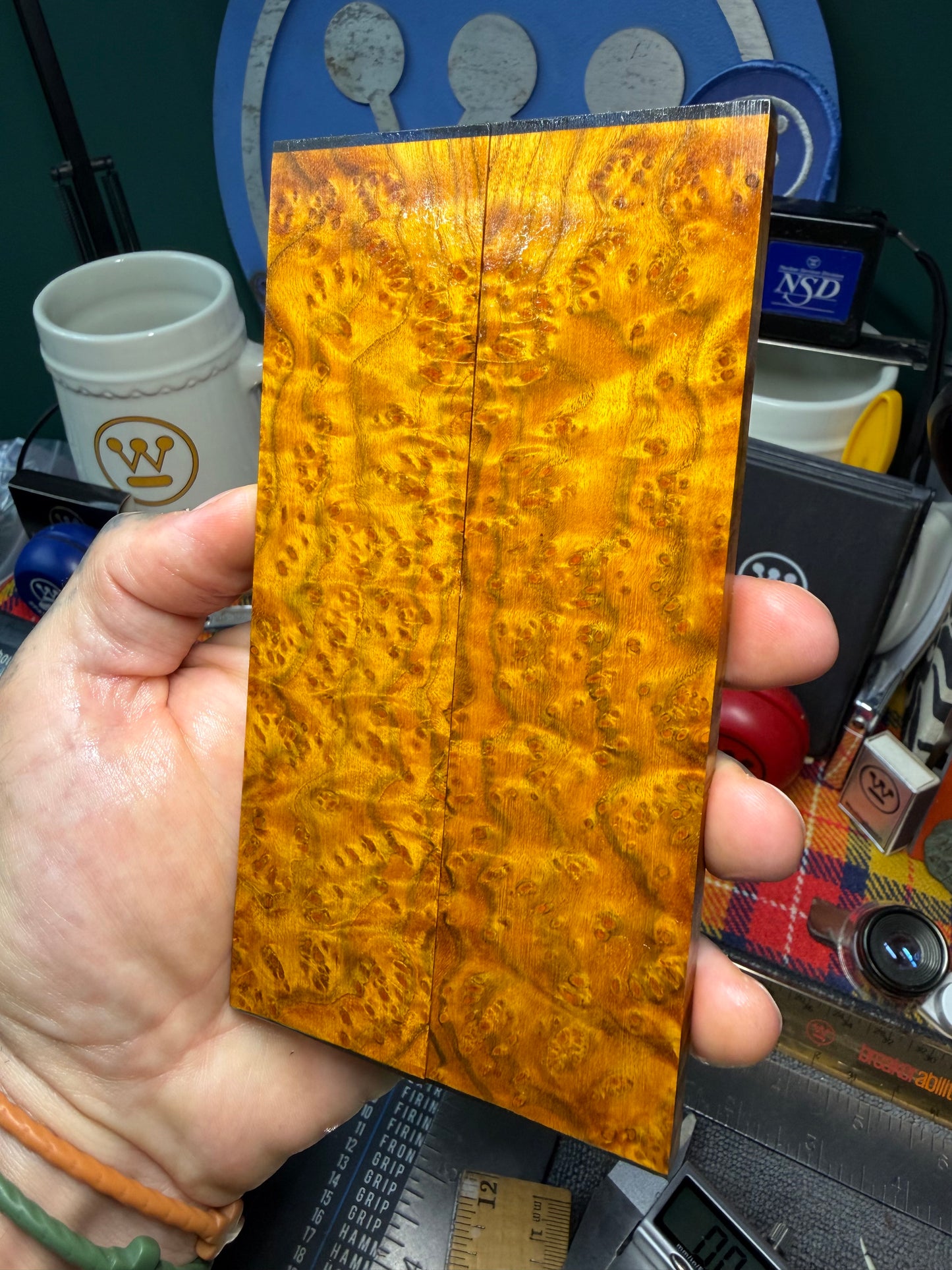 Chittum Burl Scales CHB1 5 7/8”x1 9/16”x.278
