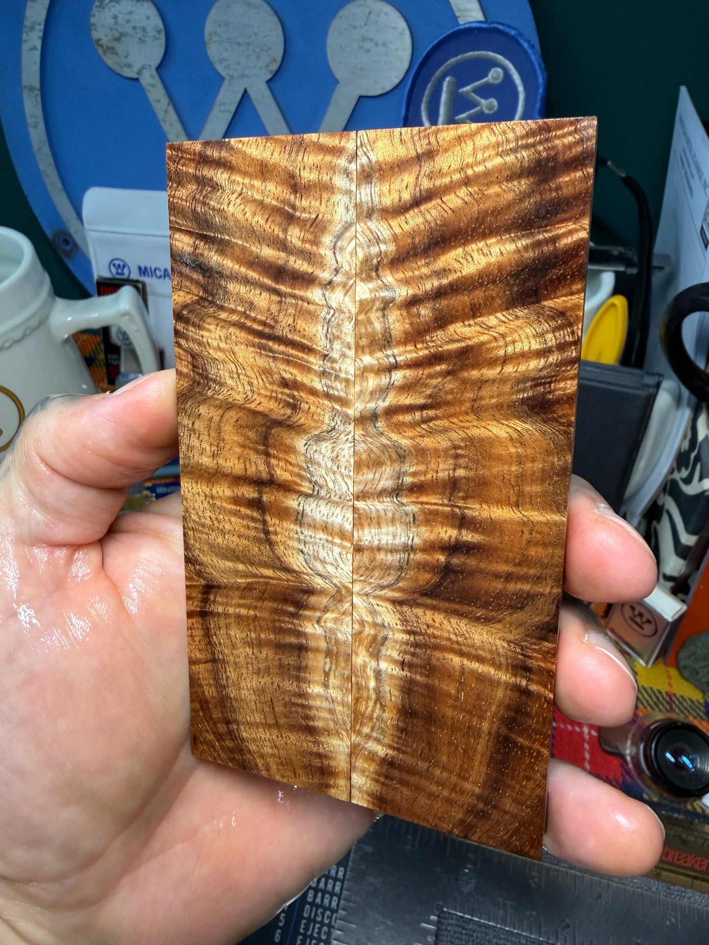 Curly Koa Scales CK1 4 7/8”x1 7/16”x.29