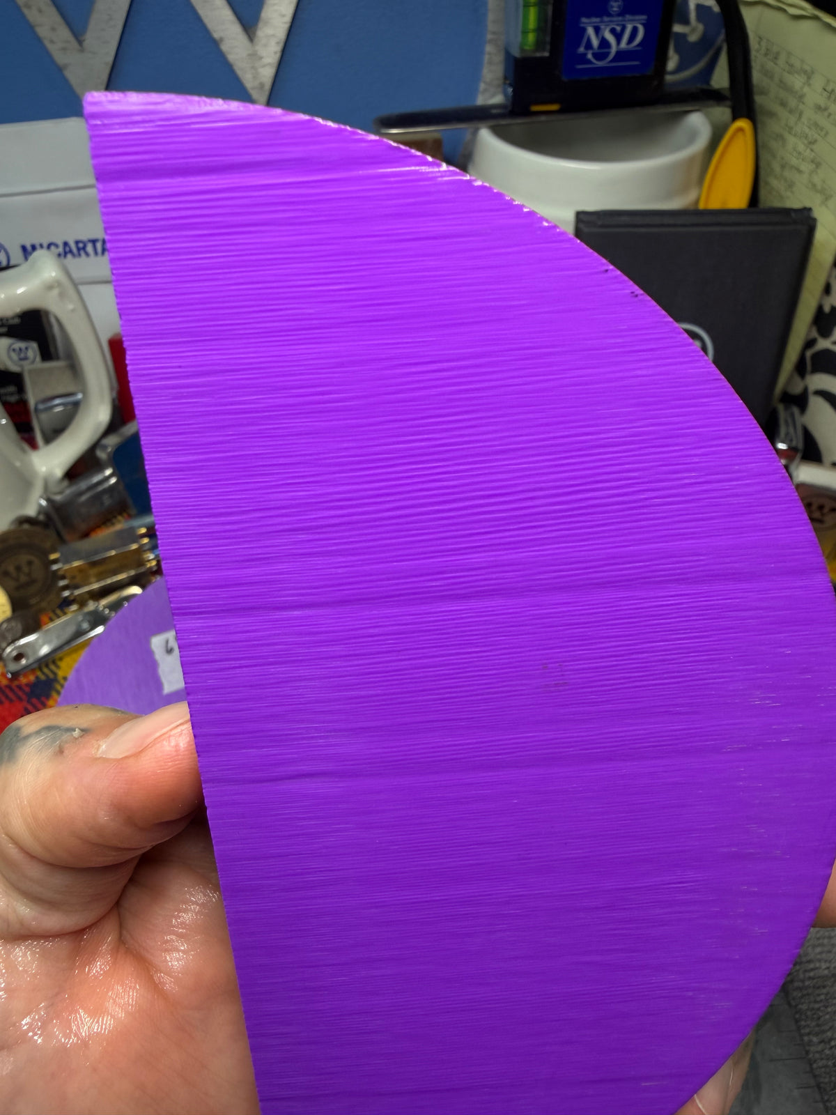 Antique Purple Bakelite Block (Different Sizes)