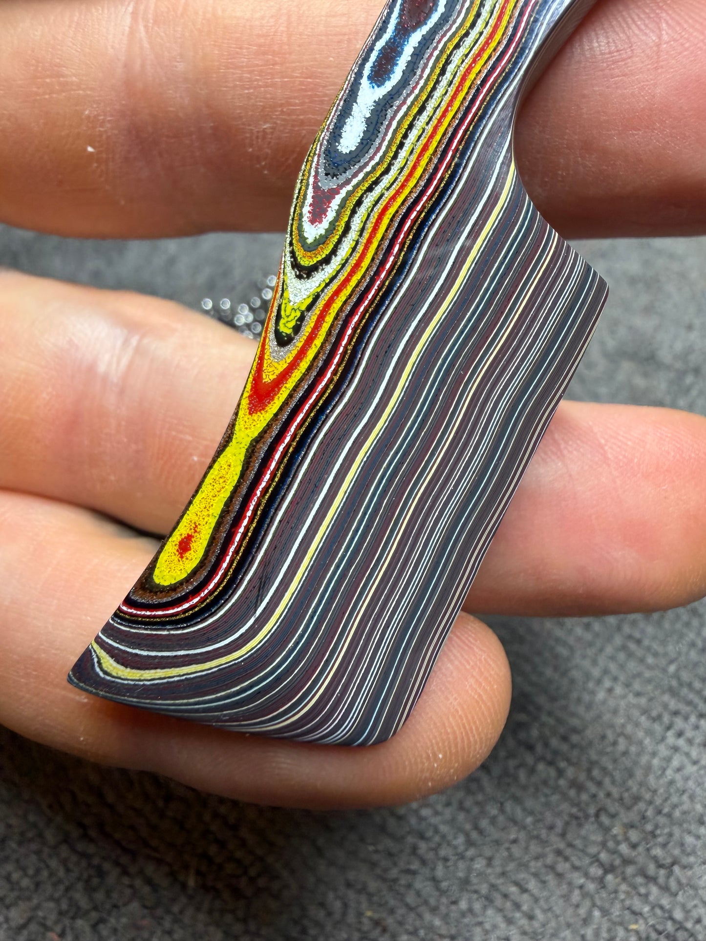 Handmade Corvette Fordite Pendant