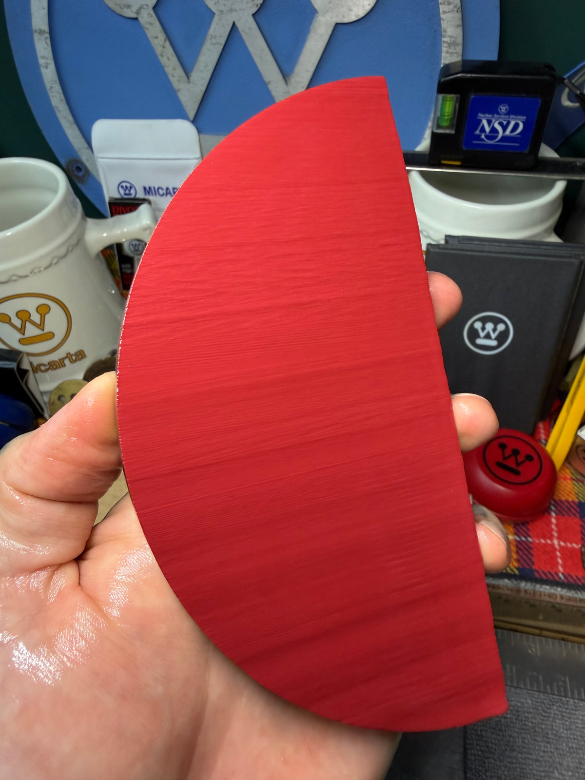 Antique Red Bakelite Block (Different Sizes)